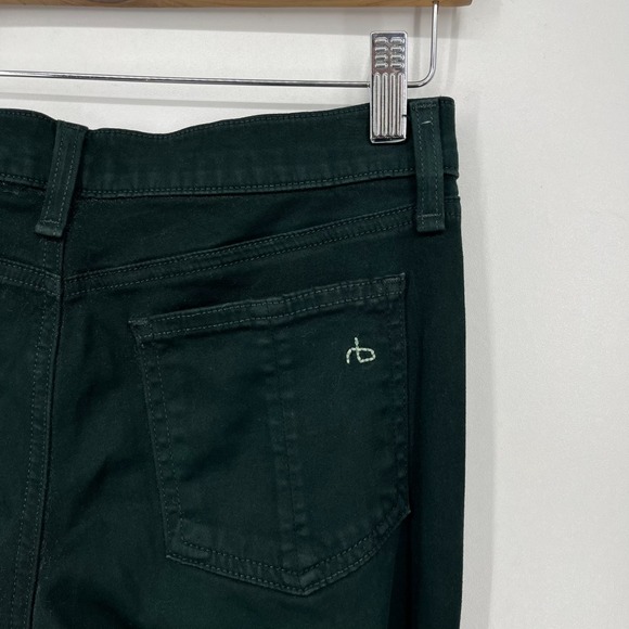 Rag & Bone Jeans Women's Size 25 Green Legging Jegging Stretch‎ Skinny Low Rise - Picture 8 of 12